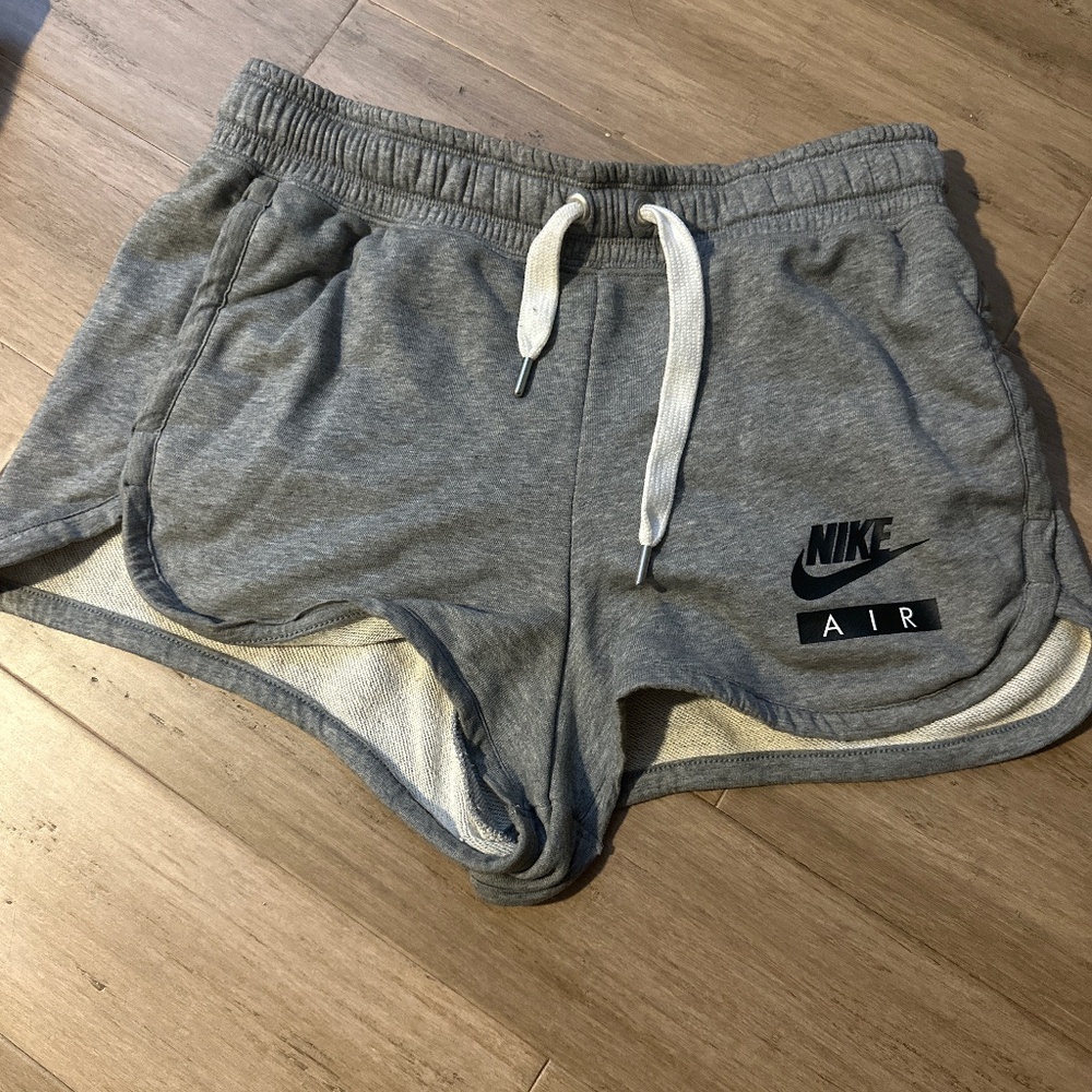 Grey Nike Air soft shorts size small